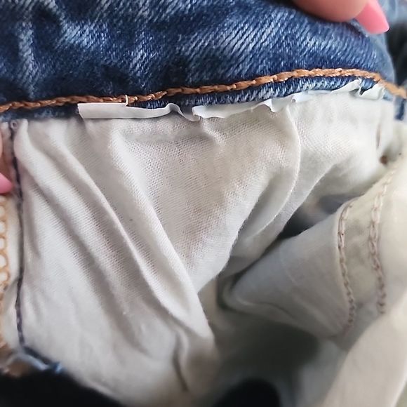 Zara Jeans Ripped Knee Jeans High Rise  sz 8 - Picture 7 of 7